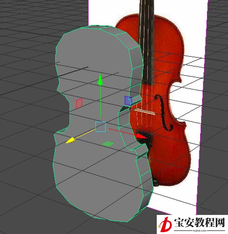 maya制作小提琴主体部分的操作教程