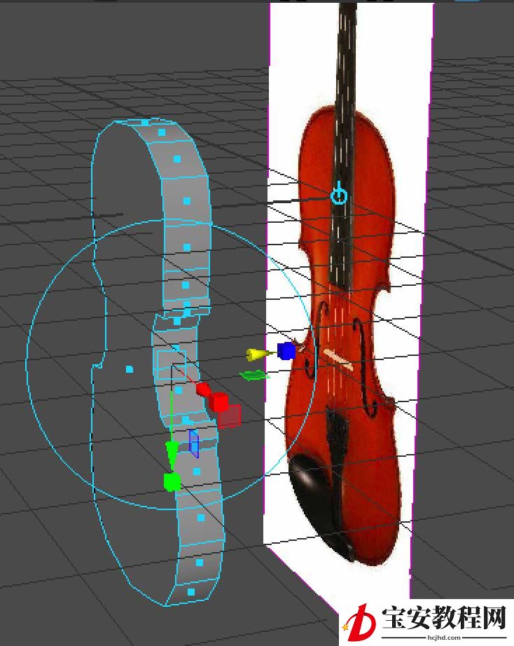 maya制作小提琴主体部分的操作教程