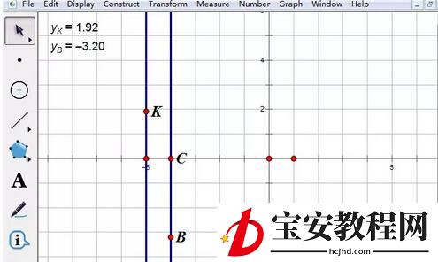几何画板做直线定向平移运动的方法
