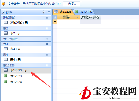 access数据库修改报表微标的操作方法