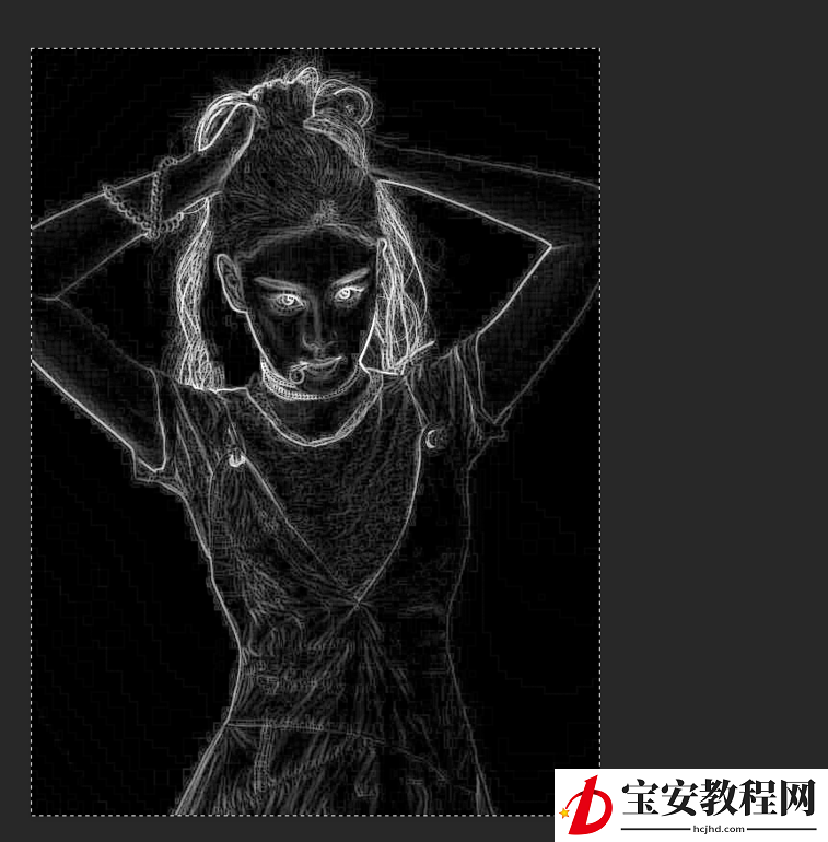 Photoshop提取图片线稿的详细操作教程